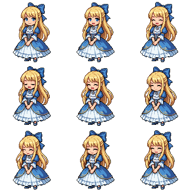 Sprite sheet slicing section